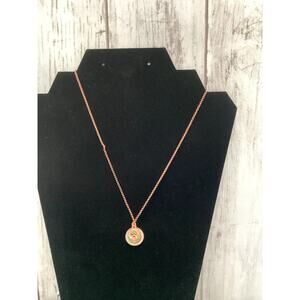 Kate Spade New York Round Rose Gold Necklace Fashion Jewelry